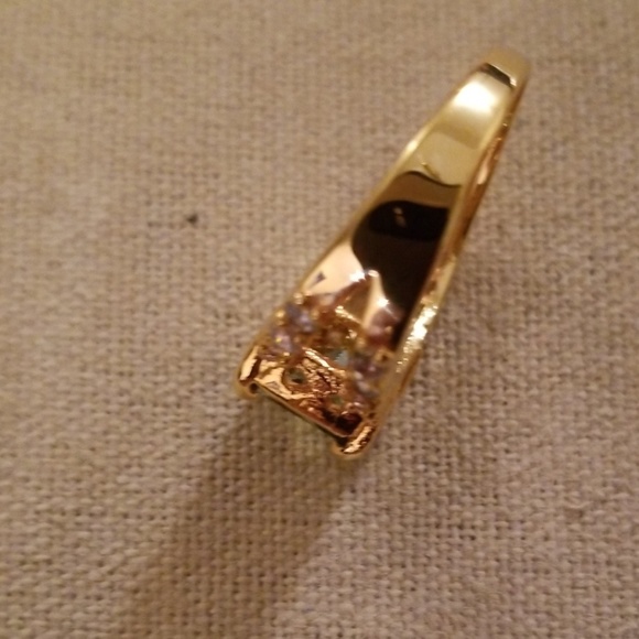 Belle Vie Green Tanzanite 14K Gold Filled Ring 8 - Picture 6 of 7